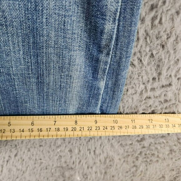 Buckle Jeans Womens 32 Tall Sabrina Medium Wash Stretch Low Rise Bootcut - Picture 7 of 12